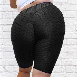 Scrunched butt biker shorts SET